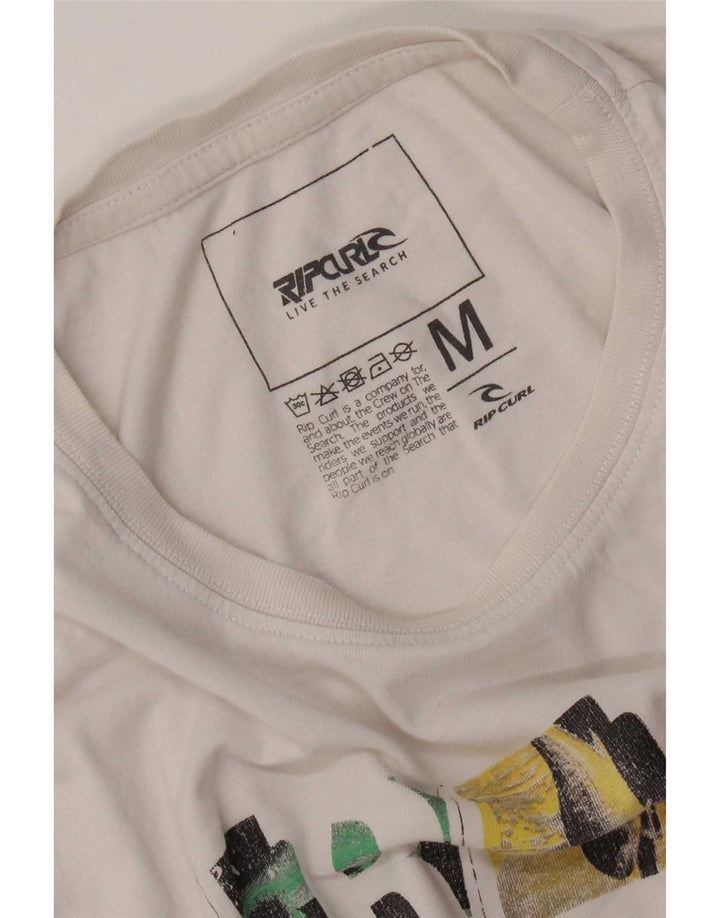 T-shirt grafica da uomo Rip Curl Top bianco medio