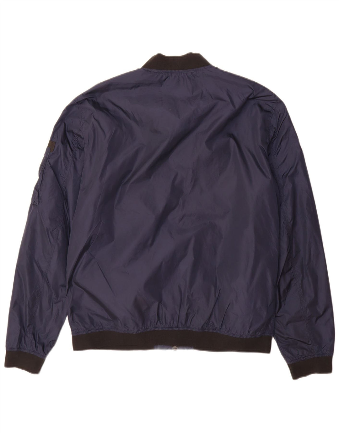 Giubbotto bomber da uomo Jack & Jones UK 40 Large in nylon blu navy