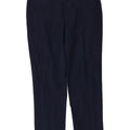 Pantaloni casual da uomo Marks & Spencer vestibilità regolare W36 L31 lana blu navy