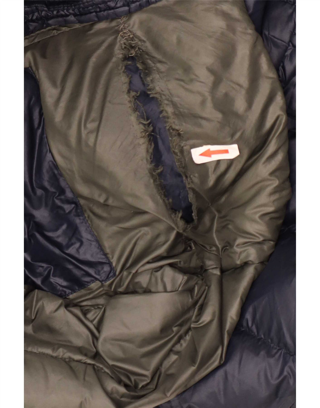 Giacca imbottita con cappuccio Blauer da uomo UK 40 Large blu navy in poliammide