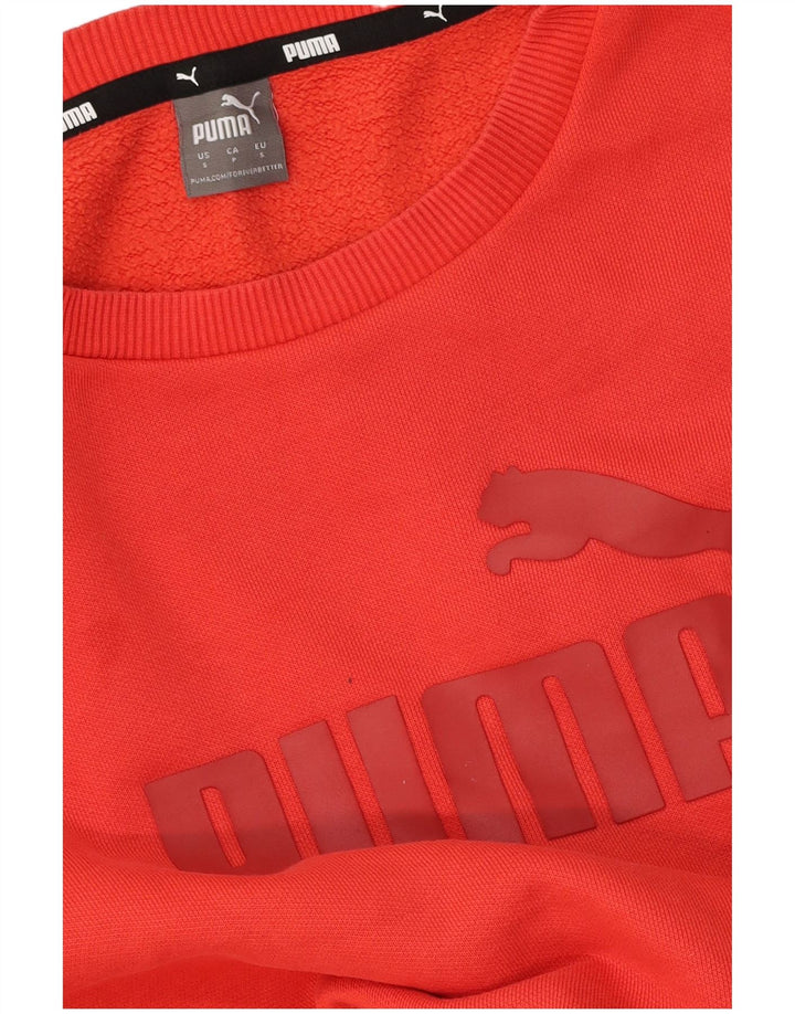 Felpa grafica da uomo Puma Maglione piccolo rosso