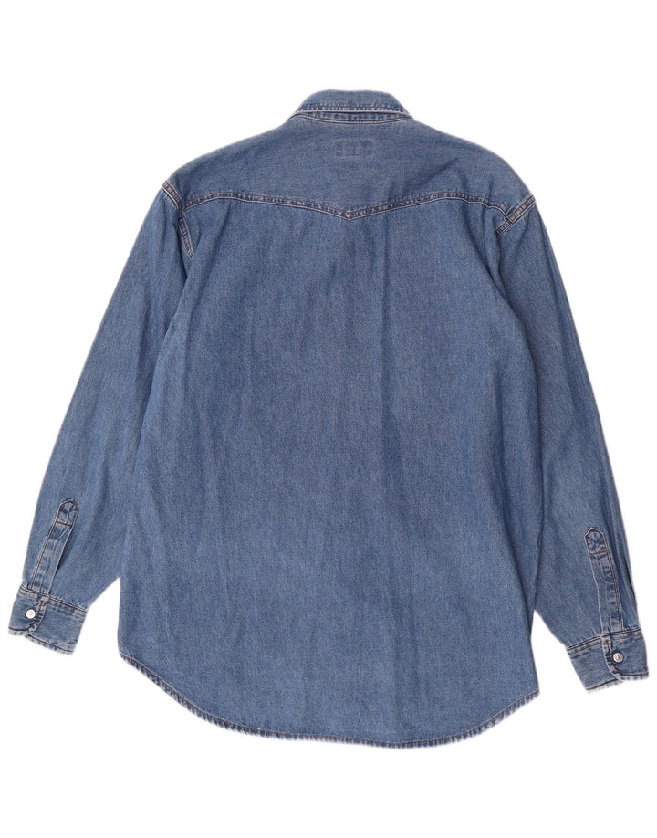 CARRERA Camicia Jeans Uomo Blu Medio Cotone