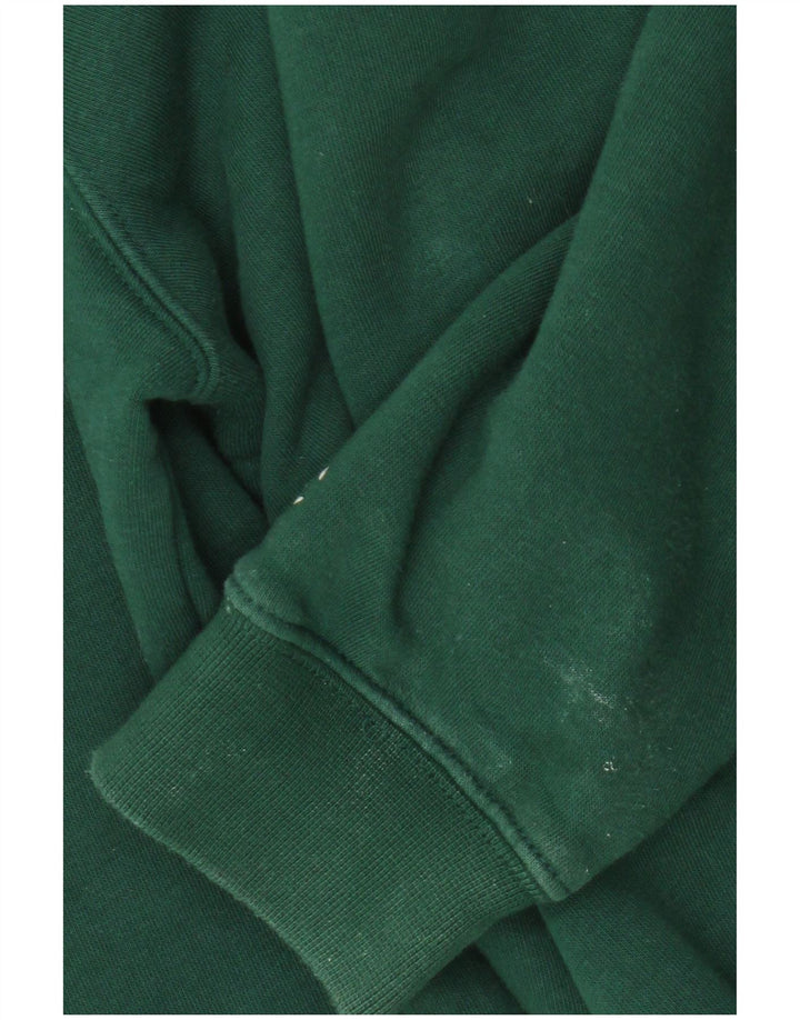 Felpa grafica da uomo Champion, maglione, cotone verde medio