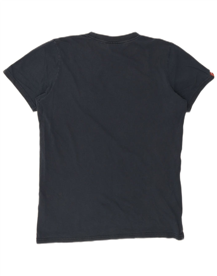 T-shirt grafica da uomo SUPERDRY Top piccola blu navy
