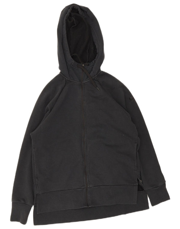 Felpa con cappuccio e zip Nike Dri Fit da uomo, piccola, in poliestere nero