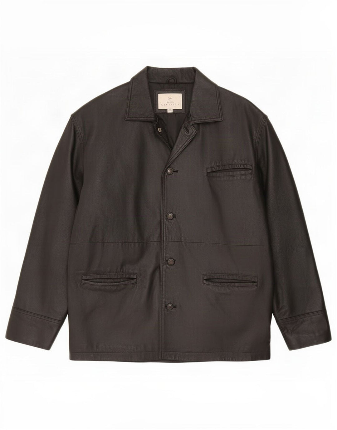 Modern Classics Giacca blazer da uomo a 4 bottoni vestibilità ampia IT 48/50 Medio Nero