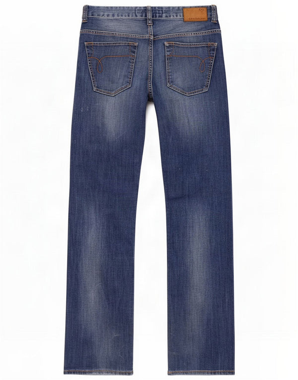 Calvin Klein Jeans bootcut da uomo invecchiati W29 L33 Cotone blu