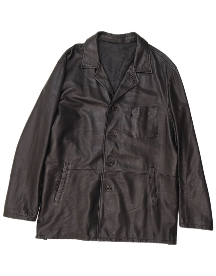 Giacca Pelle Uomo Conbipel IT 52 Large Pelle Nera