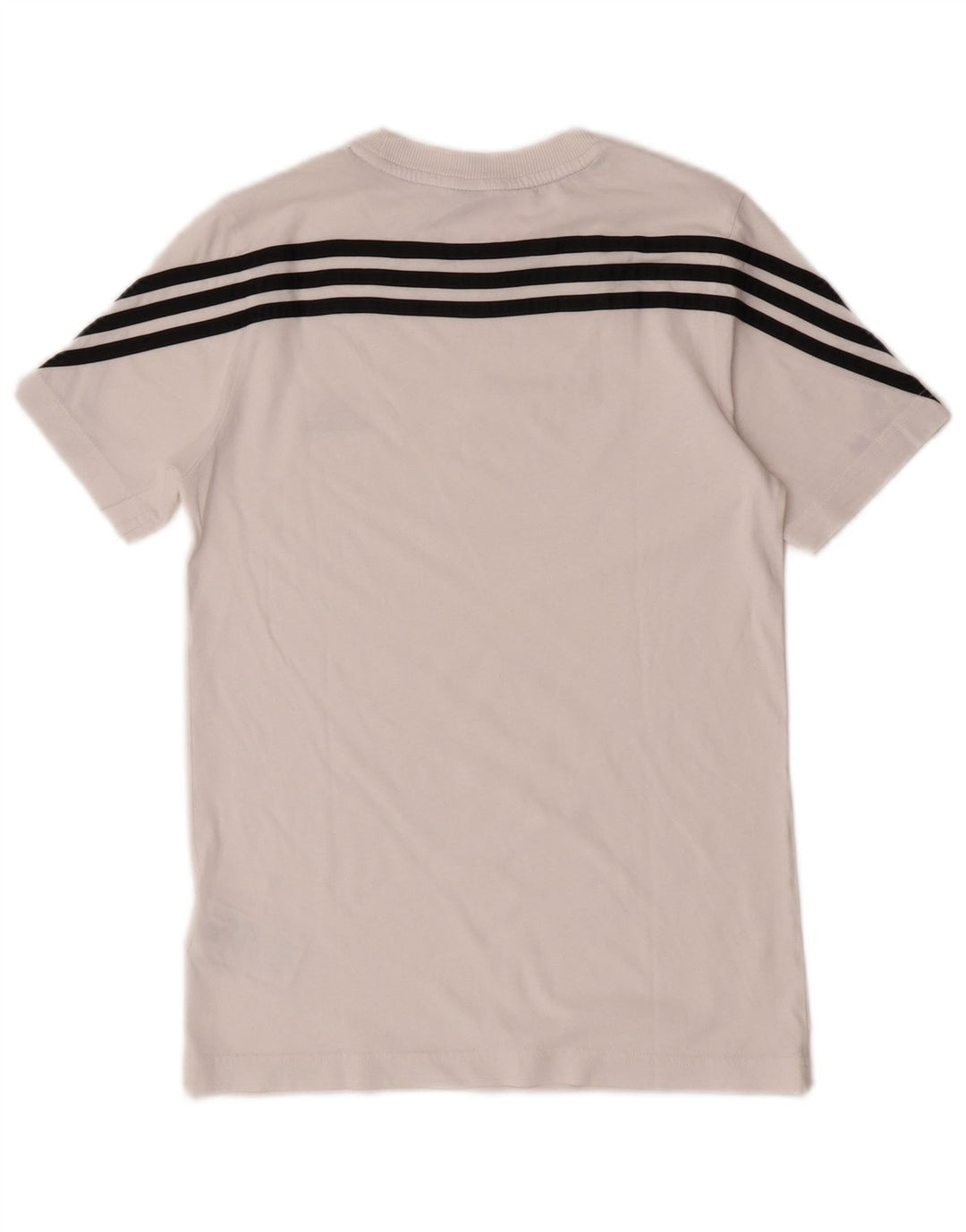 T-shirt Adidas da ragazzo Top 11-12 anni in cotone bianco