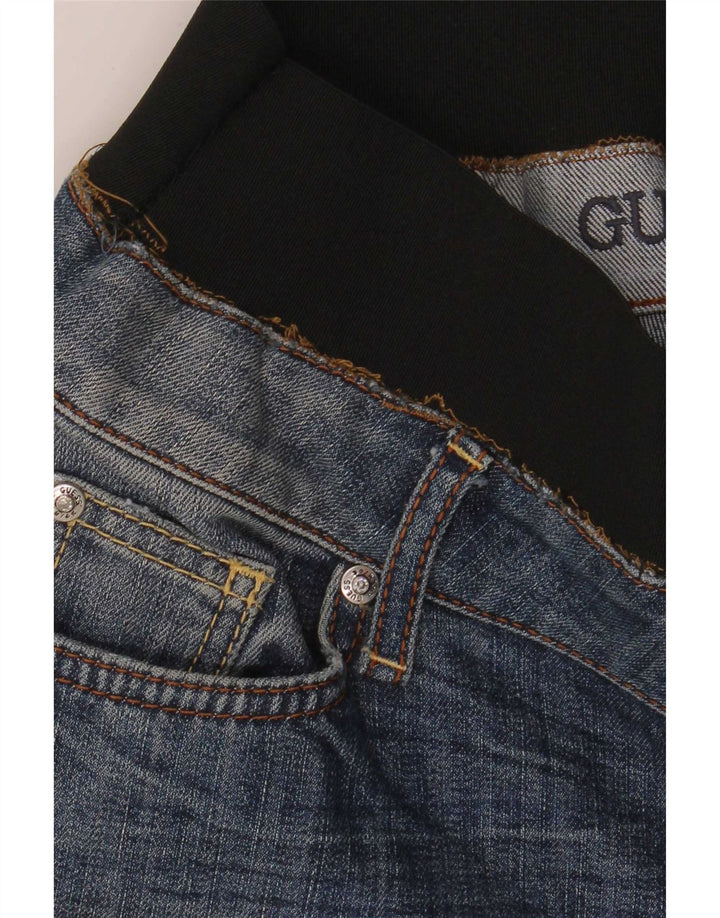 Jeans dritti da donna Guess W24 L28 blu color block