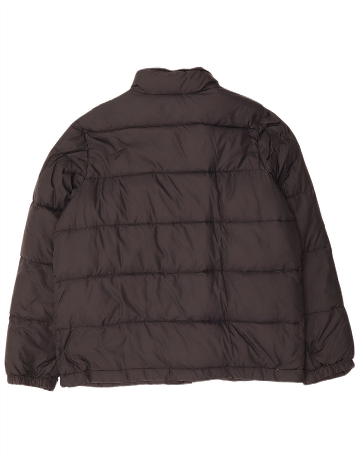 Giacca imbottita da uomo LANDS END UK 40 grande nylon nero