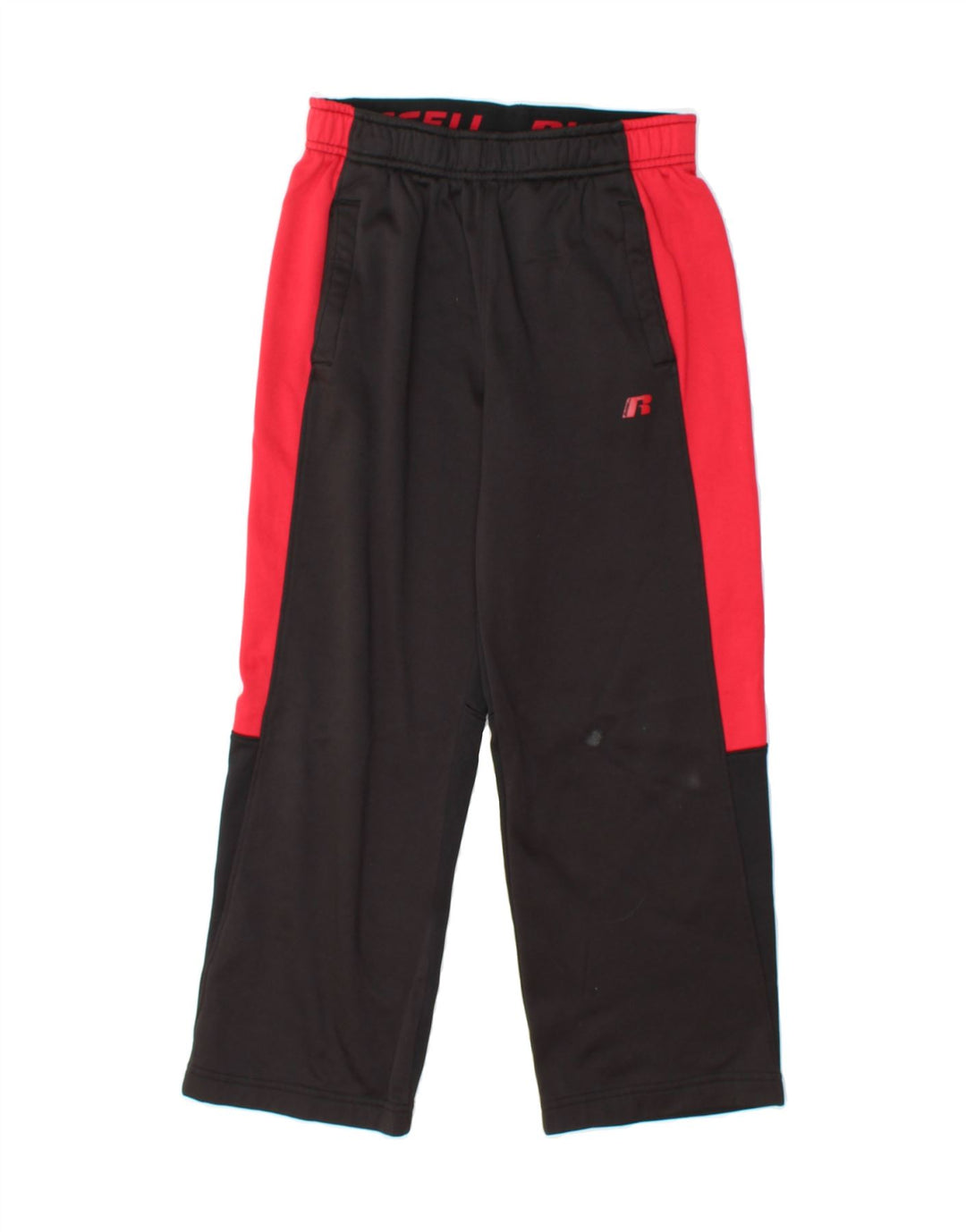 RUSSELL ATHLETIC Boys Tracksuit Trousers 10-11 Years Large Black Vintage Russell Athletic and Second-Hand Russell Athletic from Messina Hembry 
