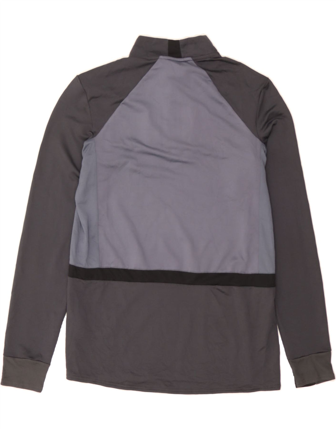 UMBRO Mens Zip Neck Pullover Tracksuit Top UK 16 Large Grey Colourblock Vintage Umbro and Second-Hand Umbro from Messina Hembry 