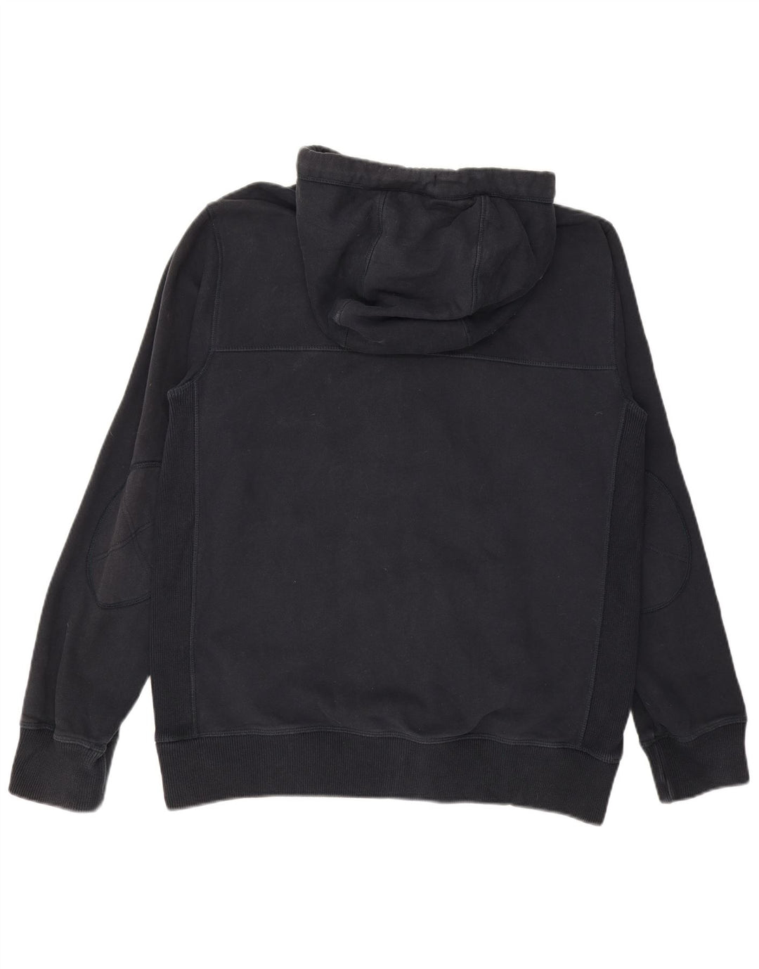 FAT FACE Maglione con cappuccio e zip da uomo di grandi dimensioni in cotone blu navy