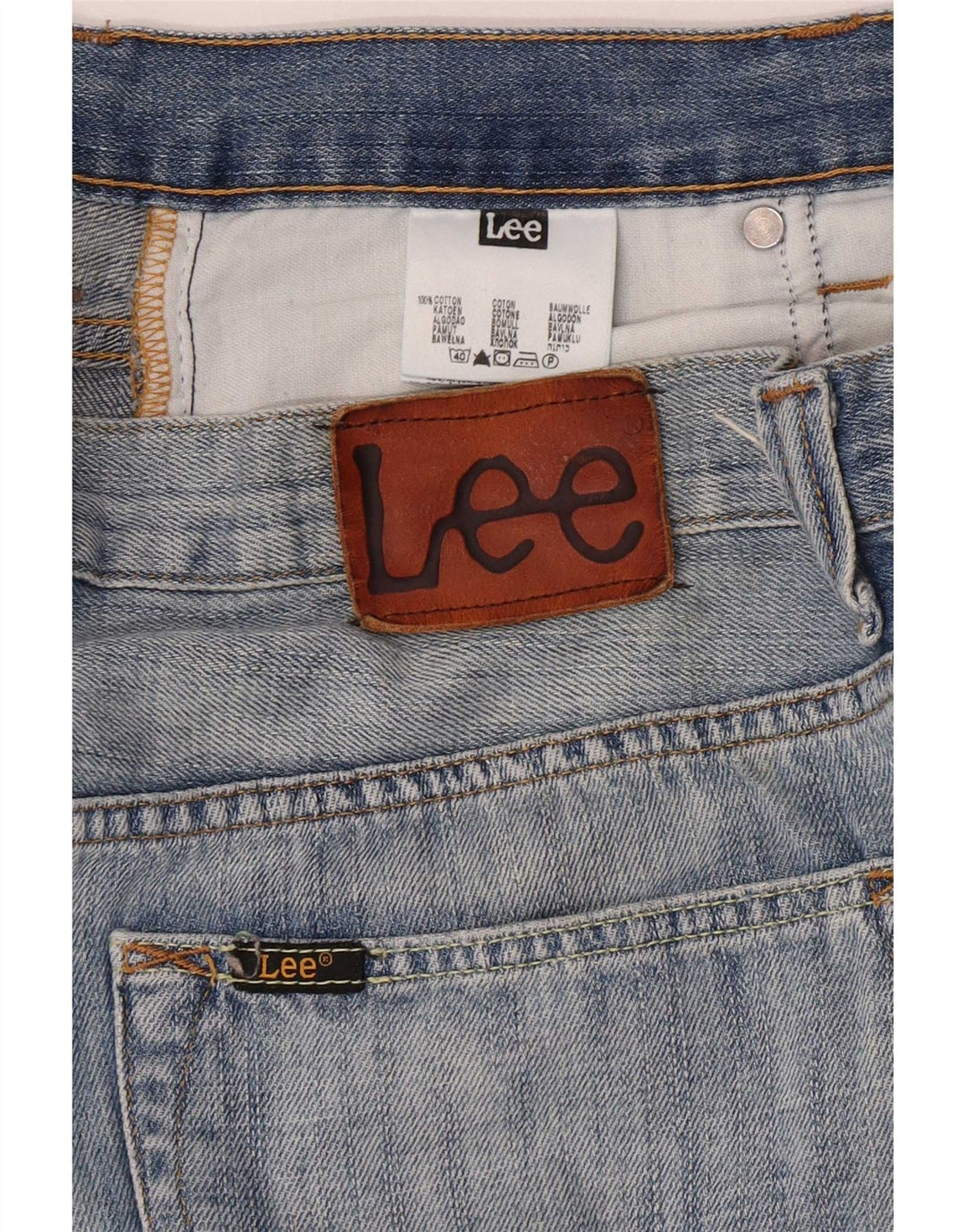 Jeans dritti Ripley da uomo Lee W32 L29 cotone blu