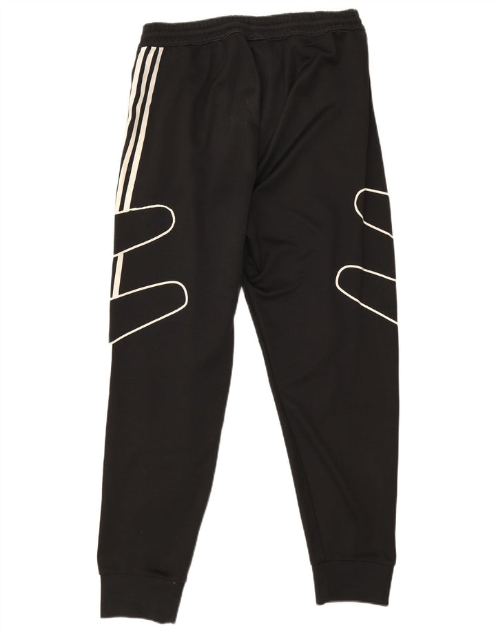 Pantaloni da tuta grafica da uomo Adidas Joggers medio poliestere nero