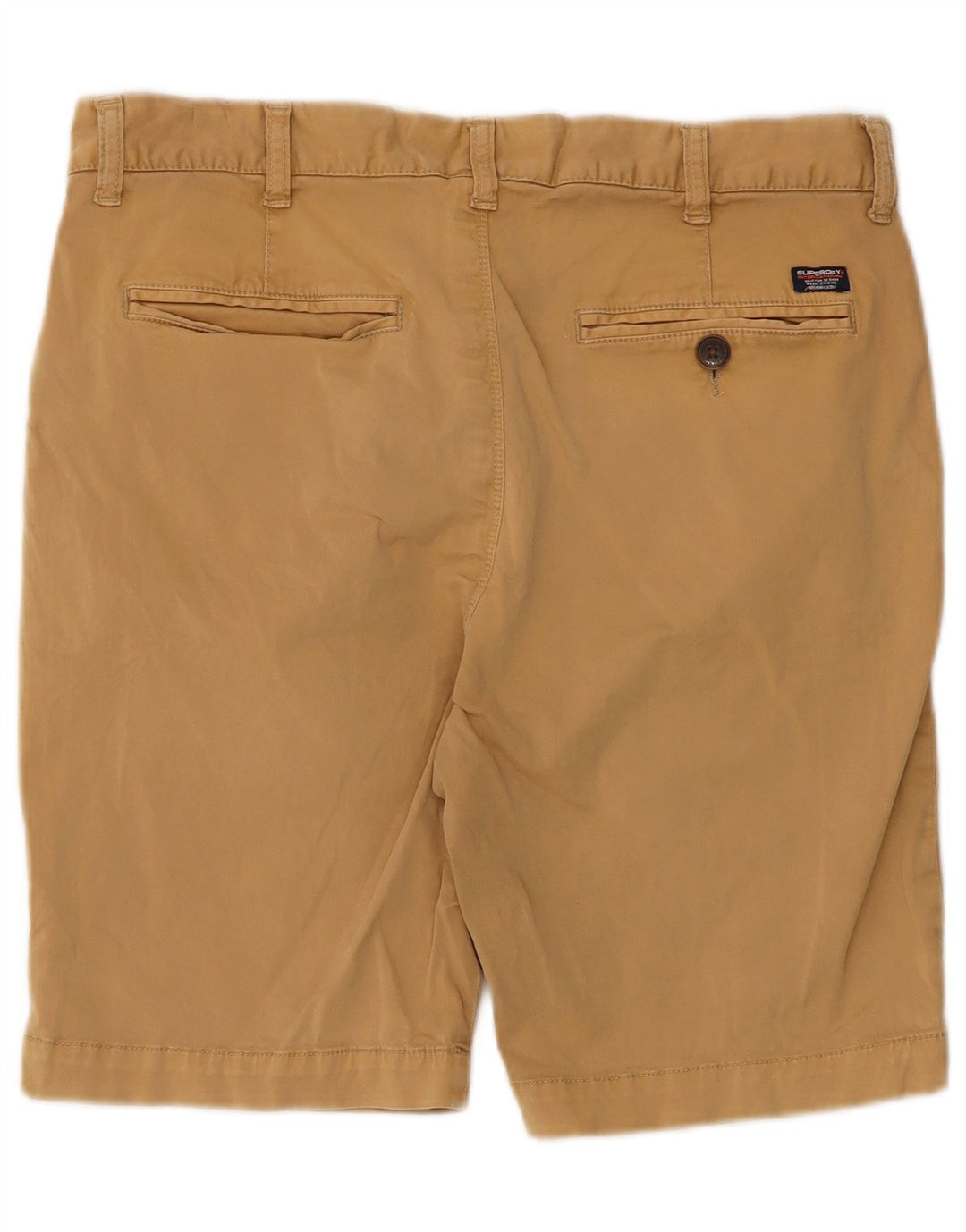 Pantaloncini chino da uomo Superdry medi W32 in cotone beige