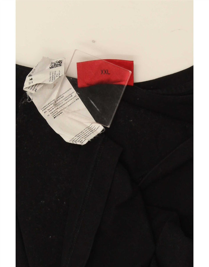 T-shirt da uomo Hugo Boss Top 2XL cotone nero