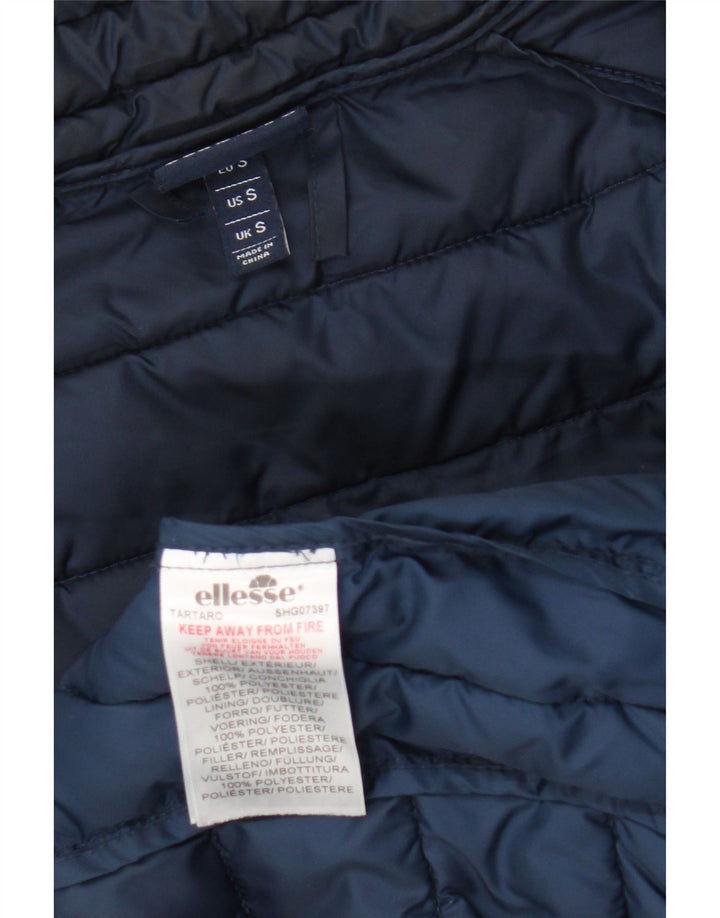 Giacca imbottita da uomo Ellesse UK 36 Small Blu Colourblock Poliestere