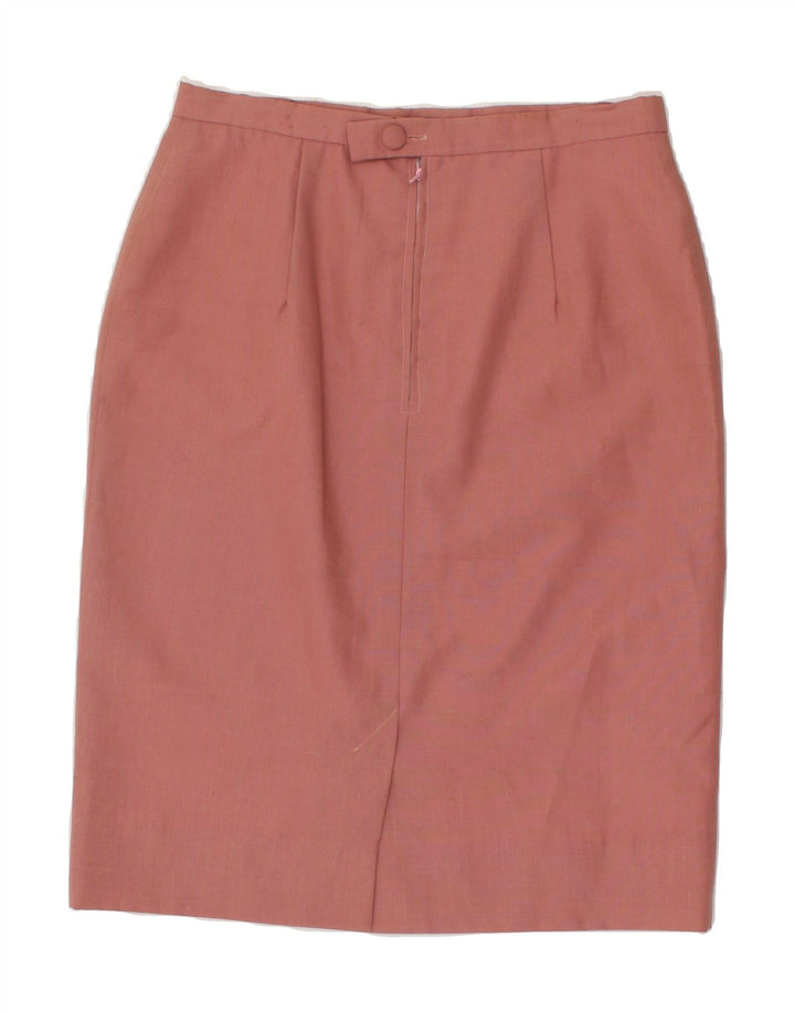 VINTAGE Womens Pencil Skirt W30 Medium Pink Vintage Vintage and Second-Hand Vintage from Messina Hembry 