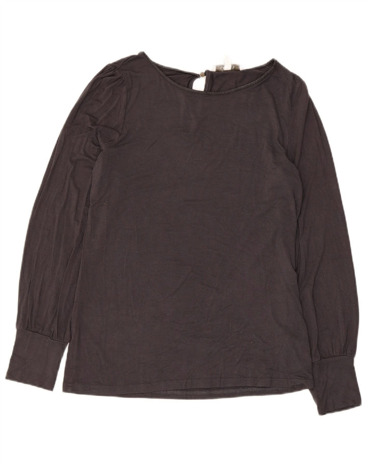 Camicetta a maniche lunghe da donna Oasis UK 10 Small Viscosa grigia
