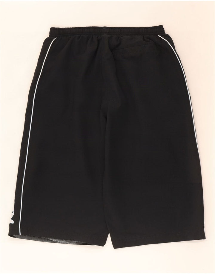 Pantaloncini sportivi Reebok da uomo con grafica Bermuda, poliestere nero medio