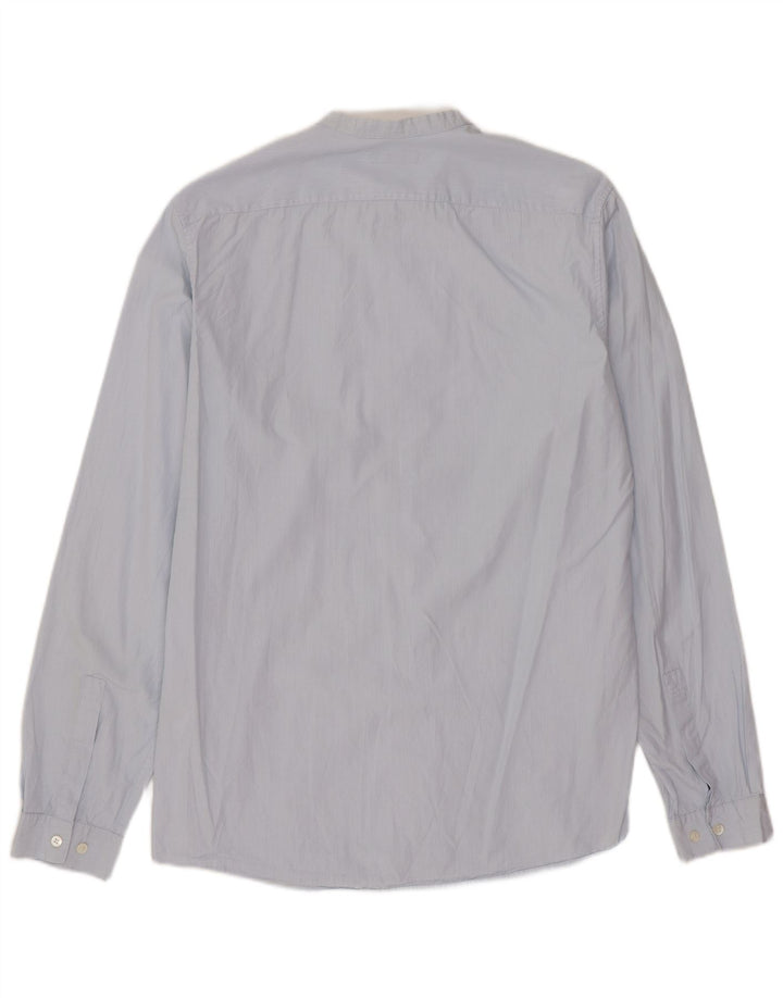 Camicia da uomo COS taglia 38 piccolo cotone gessato blu