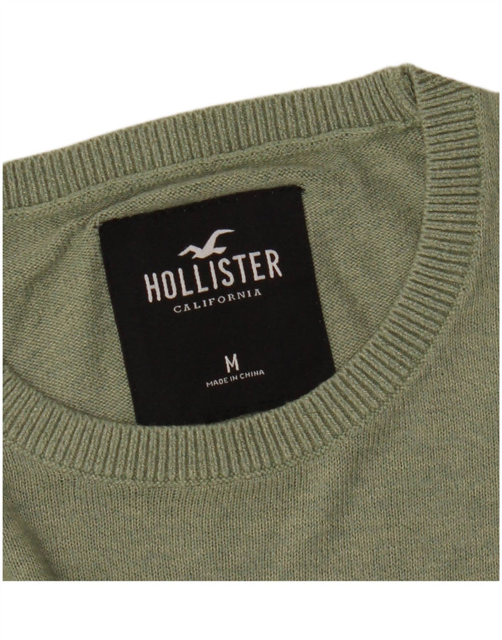 Maglione Hollister da uomo girocollo verde medio
