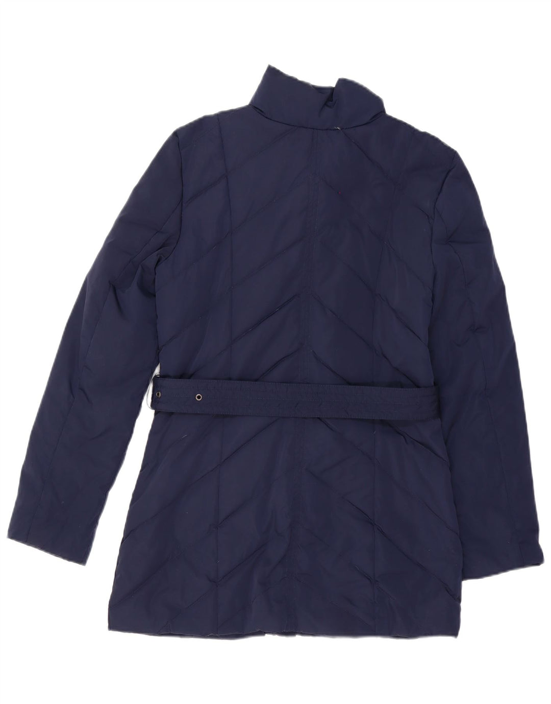 Cappotto imbottito da donna MONSOON UK 10 piccolo in poliestere blu navy