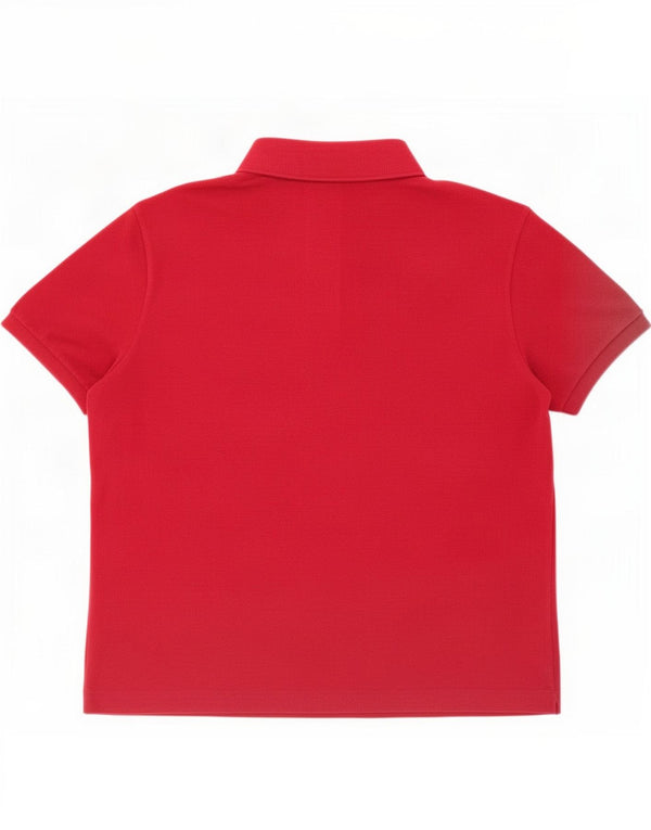Polo da uomo Lacoste taglia 6 XL in cotone rosso