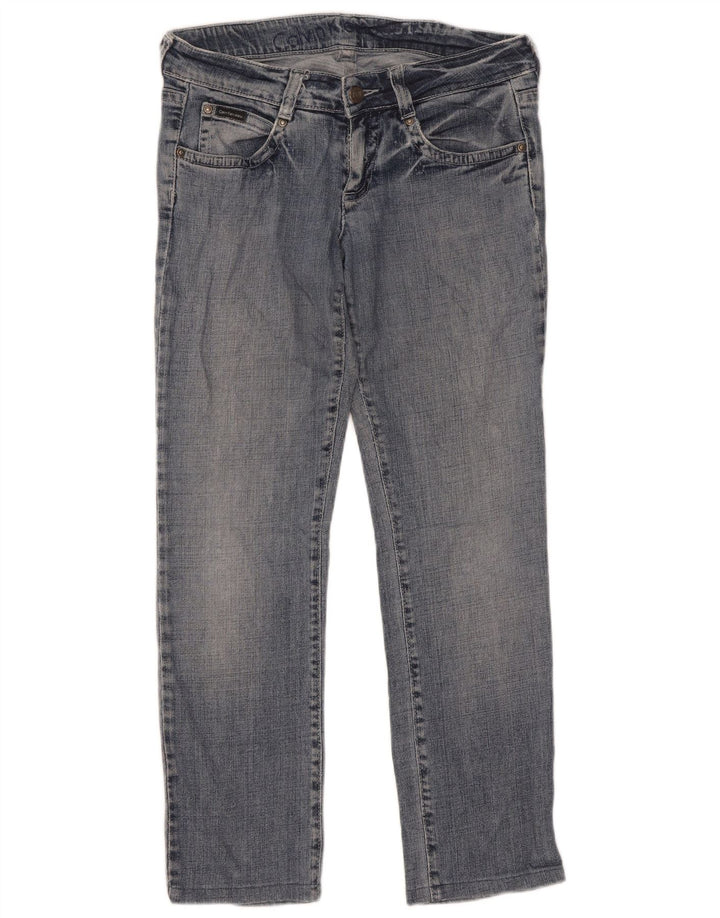 Jeans dritti da donna Calvin Klein W30 L28 Blu