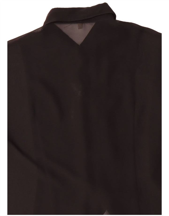 Camicia a maniche lunghe da donna Mario Pucci Cecconi IT 50 XL Nera