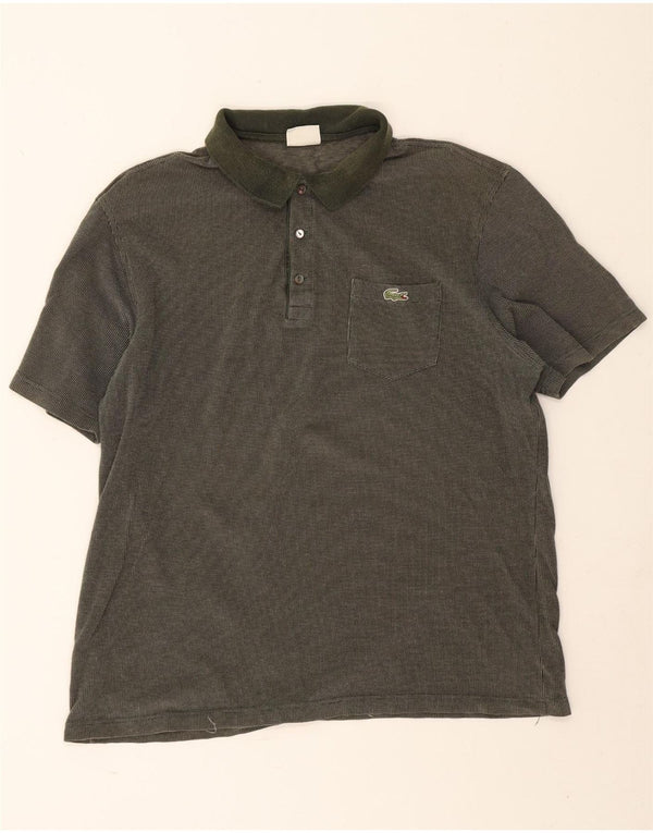 Polo da uomo Lacoste taglia 7 2XL cotone kaki