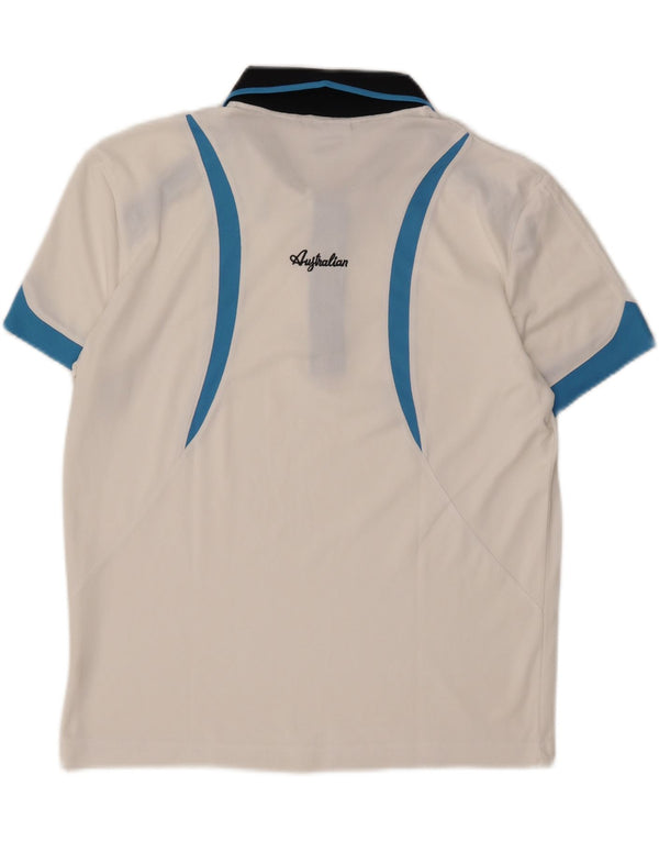 Polo da uomo AUSTRALIAN L'ALPINA IT 50 Medium White Colourblock