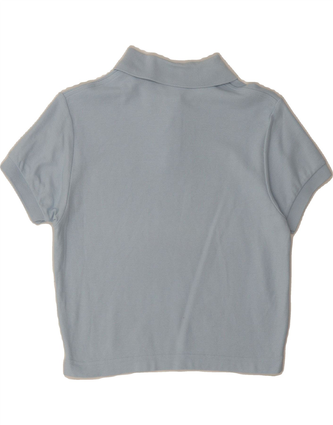 FILA Womens Crop Polo Shirt IT 44 Medium Blue Cotton Vintage Fila and Second-Hand Fila from Messina Hembry 