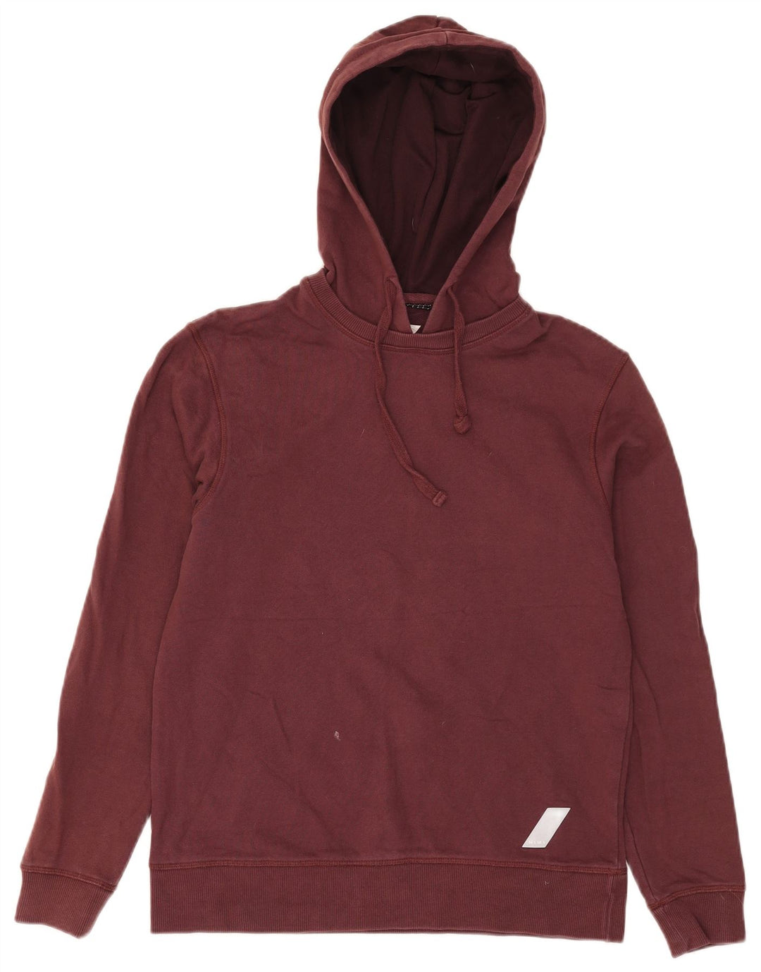 Felpa con cappuccio da uomo Zara piccola in cotone marrone