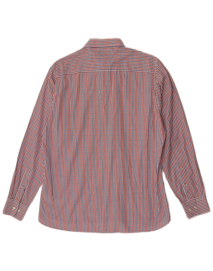 Camicia da uomo su misura Tommy Hilfiger in cotone a quadretti multicolore medio