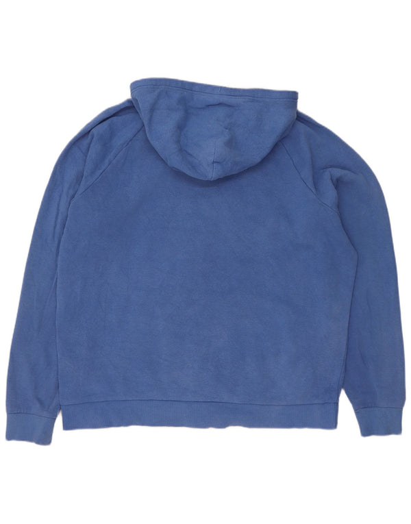 Felpa con cappuccio da uomo Under Armour grande in cotone blu