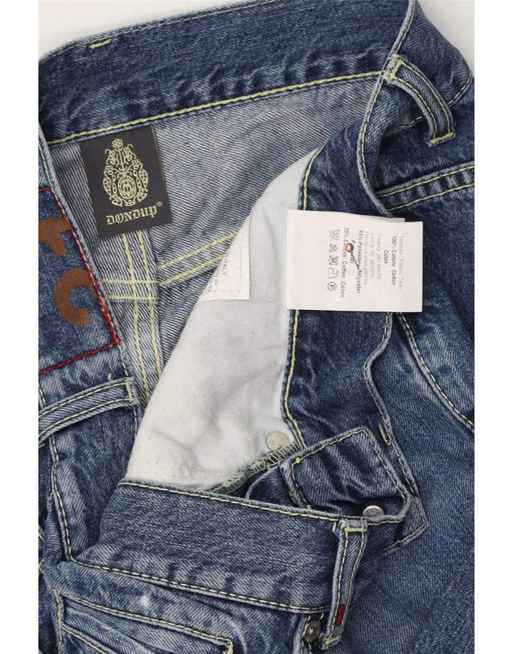 Dondup Jeans slim effetto consumato da donna W31 L29 cotone blu