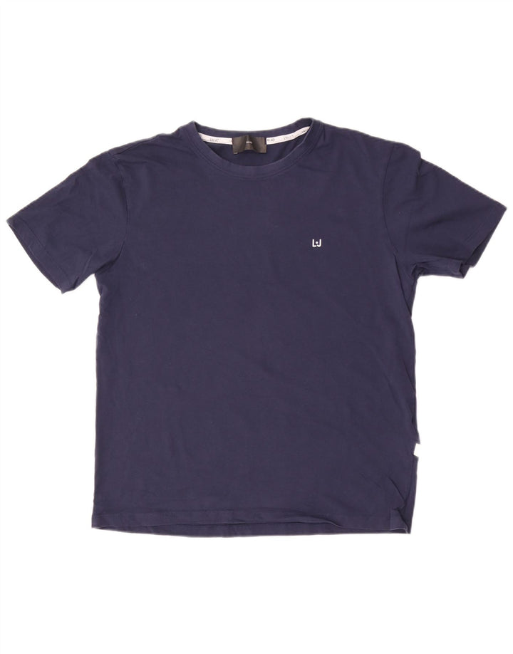 Liu Jo T-shirt Uomo Top Media Blu Navy in Cotone