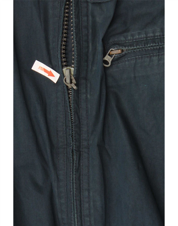 Giacca da uomo Timberland UK 40 Large in cotone blu navy