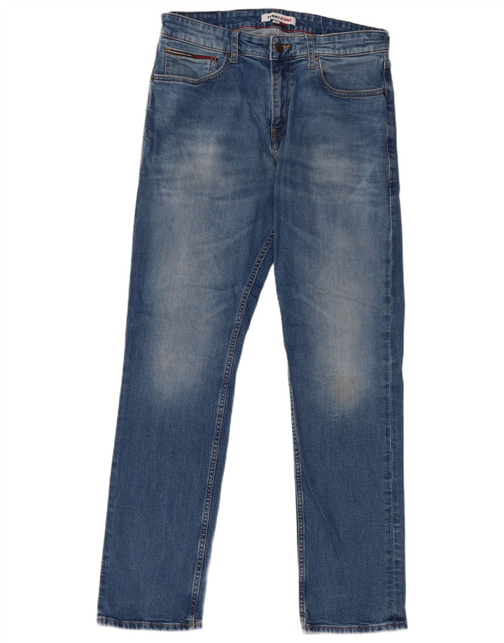Tommy Hilfiger Uomo Ryan Regular Jeans dritti W32 L32 Cotone Blu