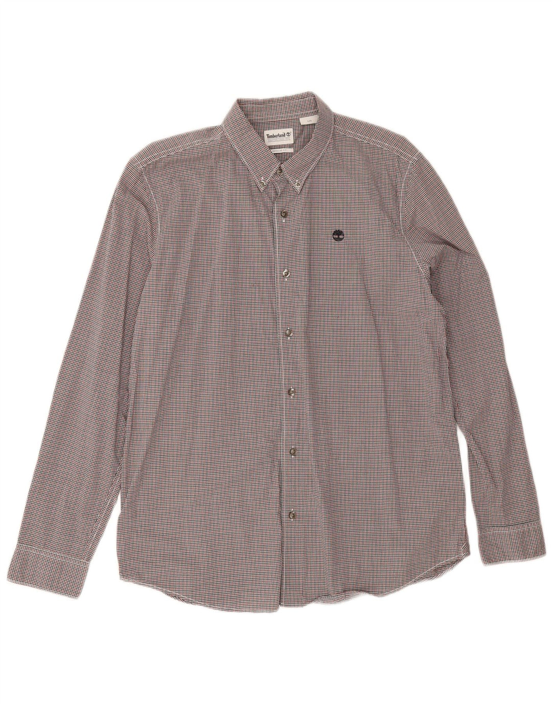 Camicia Timberland da uomo vestibilità regolare grande cotone a quadretti multicolore