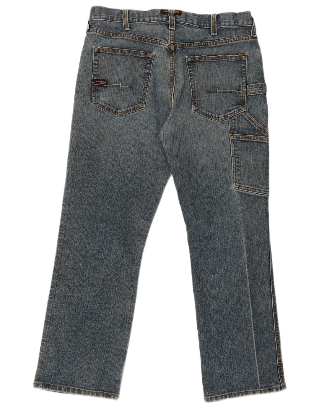 Jeans ARIAT da uomo con vestibilità comoda cargo bootcut W34 L30 cotone blu