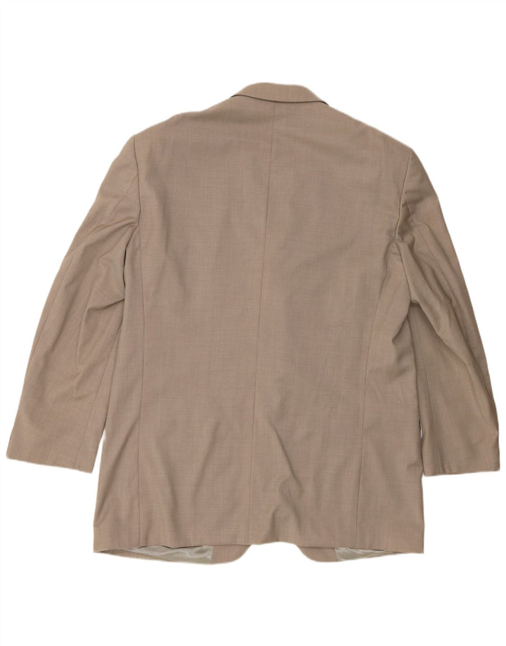 Giacca blazer a 3 bottoni da uomo Kenzo IT 56 3XL Beige Lana