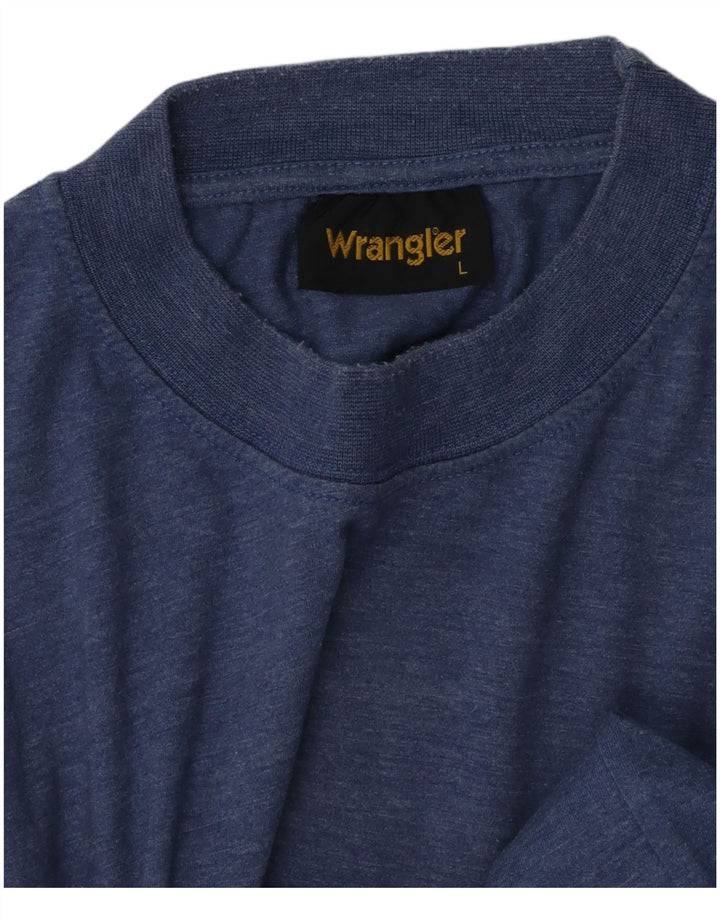 T-shirt da uomo Wrangler grande blu