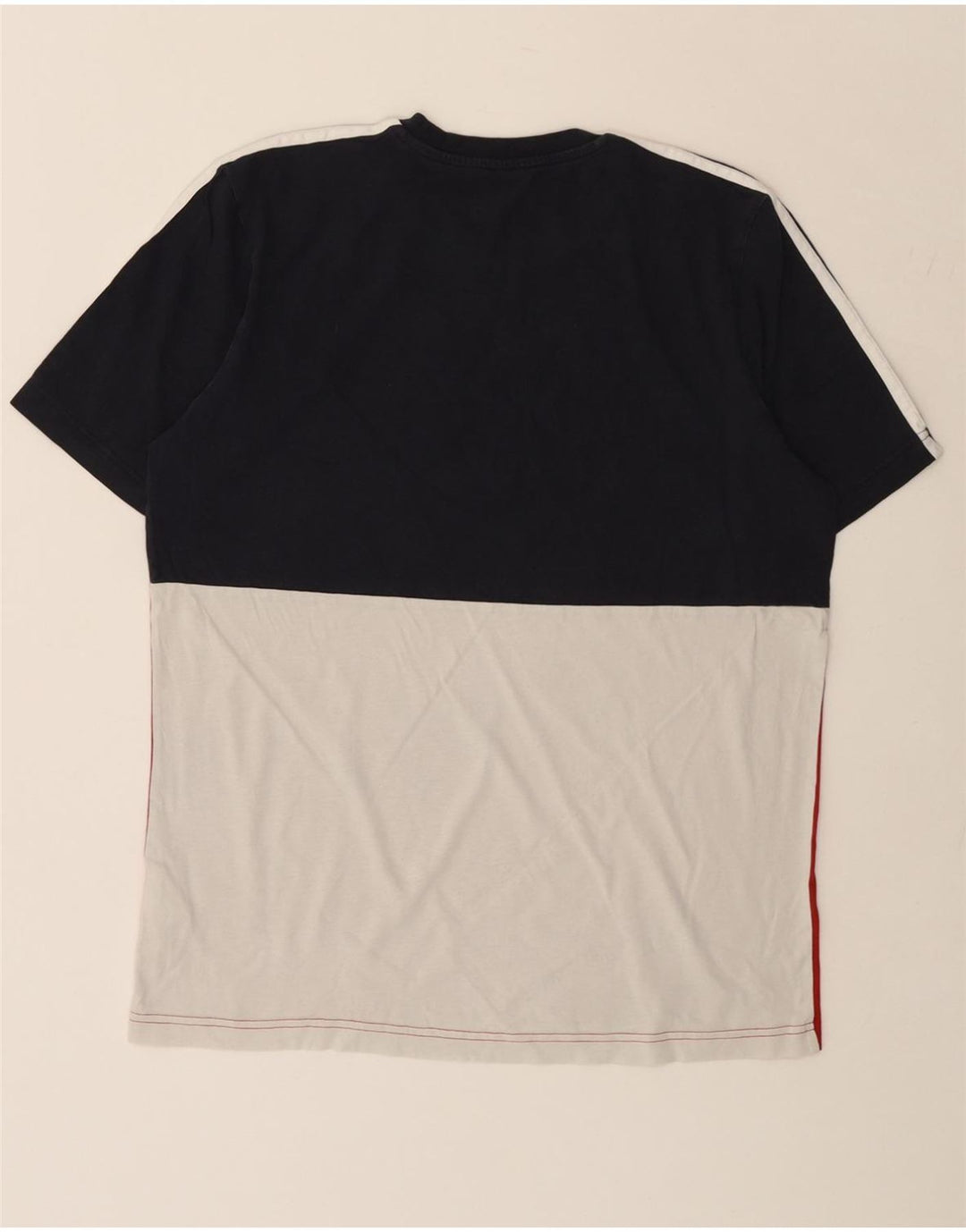 T-shirt da uomo ADIDAS Top in cotone color block medio multicolore