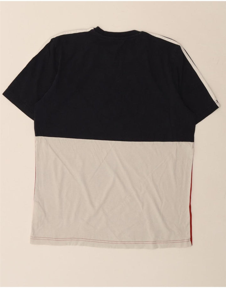 T-shirt da uomo ADIDAS Top in cotone color block medio multicolore