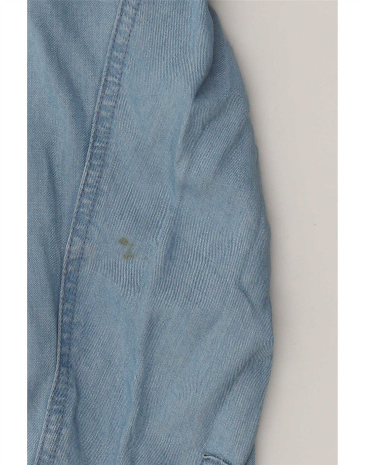 Camicia in denim da donna Chaps UK 20 2XL Lyocell blu