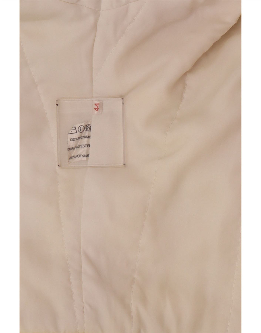 Giacca a vento oversize da donna vintage EU 44 XL gialla in poliammide